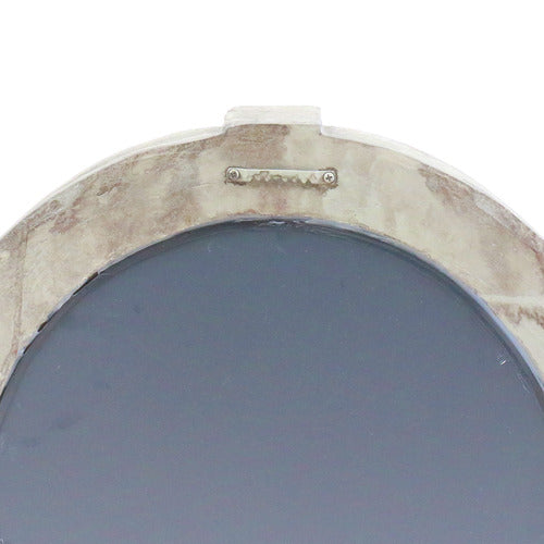 Laced Round Frame Mirror