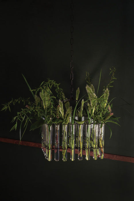 Vial Chandelier